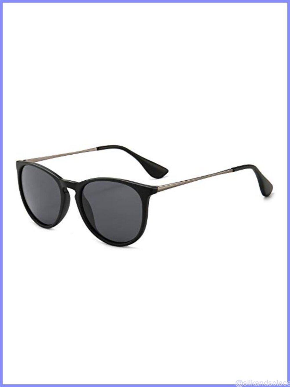 SUNGAIT Premium Vintage Round Polarized Sunglasses Retro Style UV400